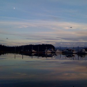 Peaceful, quiet night at Taku Harbor.