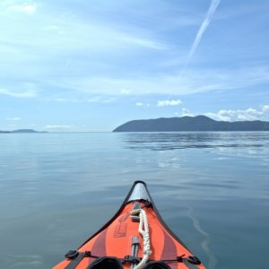 Looking down Rosario Strait