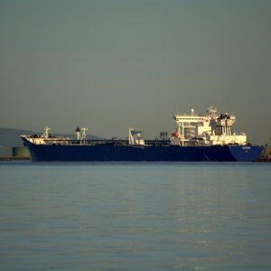 Media 'Tanker at the refinery' in album 'A flat calm north end of Rosario Strait, after entering via Obstruction Pass, after leaving James Island May 4th, 2019'