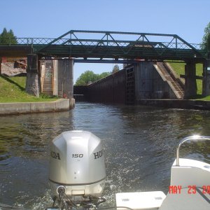 Media 'I believe it's lock 22 we are exiting, west bound on the Erie Canal' in album 'getting ready to lock through'
