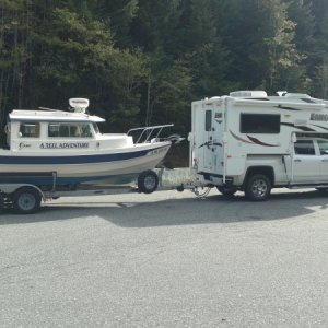Media 'Truck and camper coming down Vancouver island' in album 'IMG 20170220 134449119 HDR'