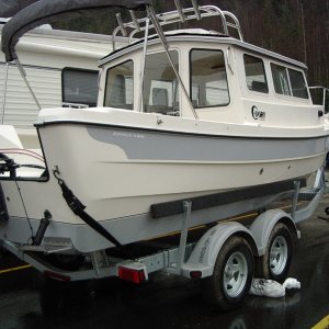 D) Home! at Shuswap Lake Estates RV storage compound