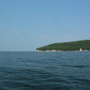 Media 'Rock Island WI' in album 'State Park at Rock Island, WI. This park is and island reached by ferry, I guess you can moor overnight although not well protected. Mainly a backpacker's destination, not real boat friendly.'