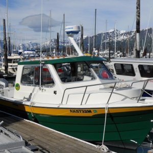 26' Pro Angler; older model that's been repainted (Seward AK, July 2010)
