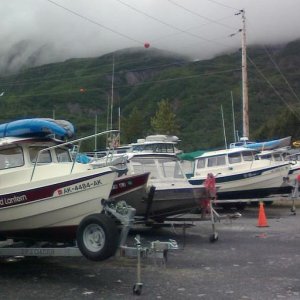 Red Lantern, C-Star, Bidarka, 22' Cruisers (Whittier AK, July 2010)