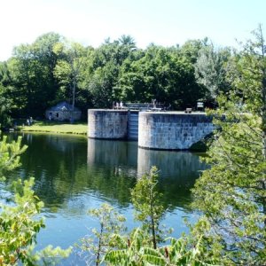 16.) Lock 39 at Jones Falls with working blacksmith shop in background