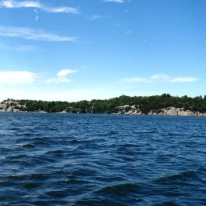 57.) beautiful rocky shoreline