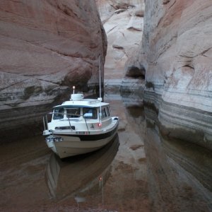 Media 'Lake Powell - Antelope Canyon at 3626 feet of water' in album 'The decal my lovely wife got me for Xmas 2005.'