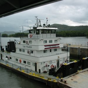 Tow boat Tom Frazier