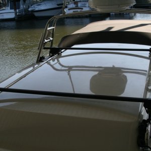 Pilot cabin Roof rack made with Thule CrossRoad rack
