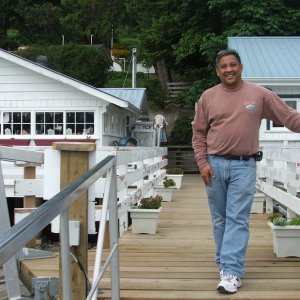 Peter at Montague Harbour