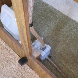 Whale galley foot pump - pumps on up & down strokes