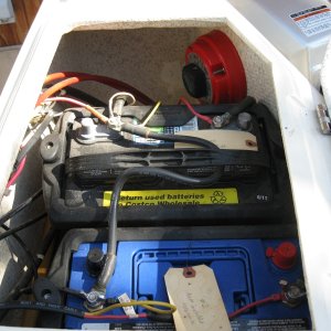 two batteries with selector switch