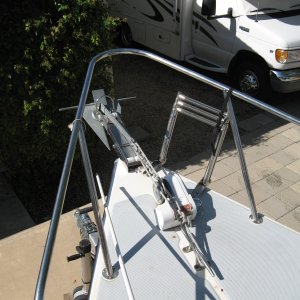 anchor windlass, bow boarding ladder, anchor & rode included