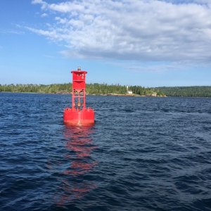 Bell buoy, Middle Islands Passage
