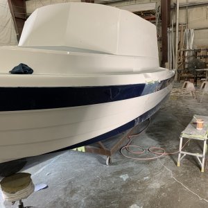 Some cleaning up of the exterior of the boat!