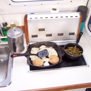 Wallas stove is working fine, Aug. 2010