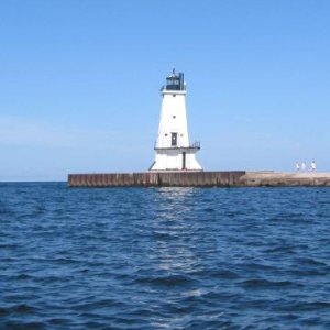 Ludington lighthouse.