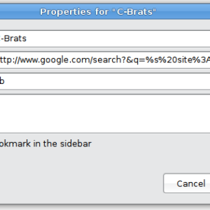 Firefox C-Brat Quick Search