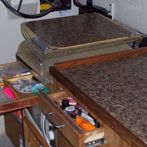 tackle drawer under capt\'s chair