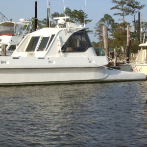 Strange boat starboard side