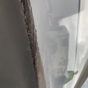 keel ground flat and more balsa exposed