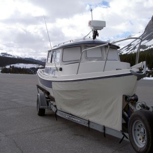 boat protection set up for alaska hwy