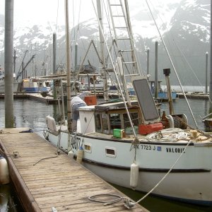 trailerable fishing boat built in l947-spent most of its life on oregon coast
