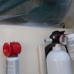 Mounted Fire Ext. & Air Horn (002)