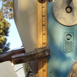 Media 'bout 8.25-8.5 inches between forward and rear holes' in album '017'