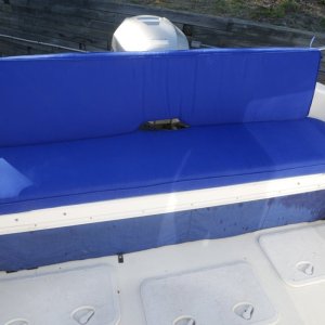 cockpit bench with curtain