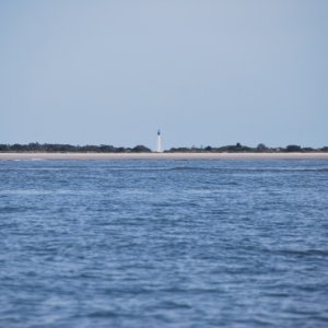 Media 'Cape Charles Light looking across Fisherman's Island.' in album 'Fixed Bridge  on north end of Chesapeake Bay Bridge Tunnel. Approximately 17 miles north of Va. Beach, VA entrance.'