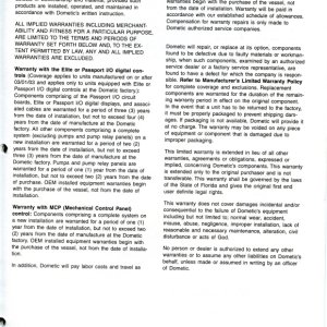 Passport marine air system114