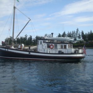 DAVID B, at Roche Harbor - What a neat old boat!