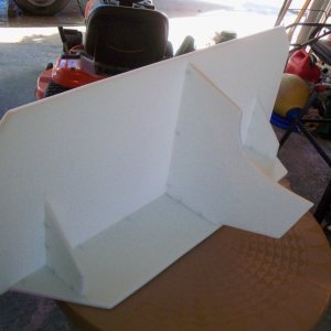 New transom table for Foggy Dew