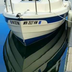My first time putting her on the water