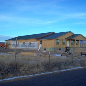 Siding and roof from South West