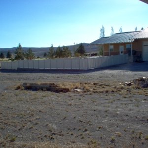 Vinyl Fence Finished