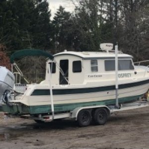 New Honda 225, rigged.