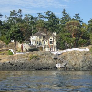 Media 'Nice house on south end of South Pender Island' in album '6 AM departure from Prideaux Haven'