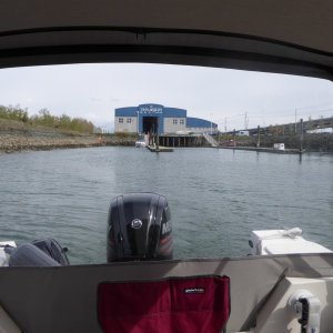 Leaving Twin Bridges Marina late on a Saturday afternoon April 21