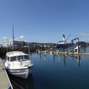 Fuel stop at Cap Sante on Sunday morning
