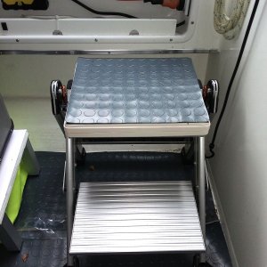 Media 'cockpit steps' in album 'electric C-Dory under construction'