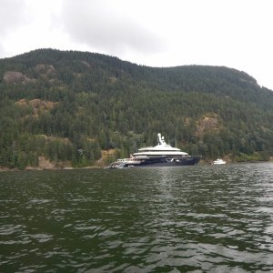 Lonian at anchor