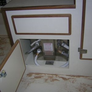 (Cygnet) Water Heater Under Helm Seat