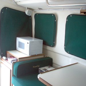 (Cygnet) Rear window covers, and microwave