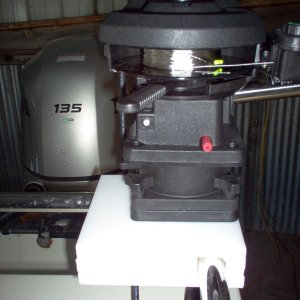 Downrigger base detail