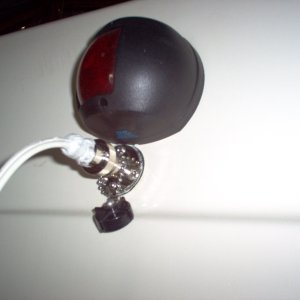 12 volt charging with line from truck.