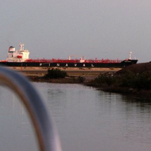 Closer view of the ship