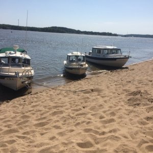 beached for lunch